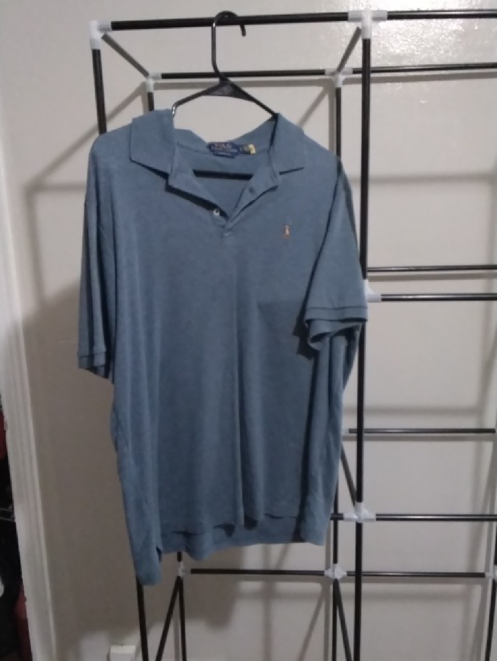 Polo by Ralph Lauren Short-Sleeve Polo in Dusty Blue